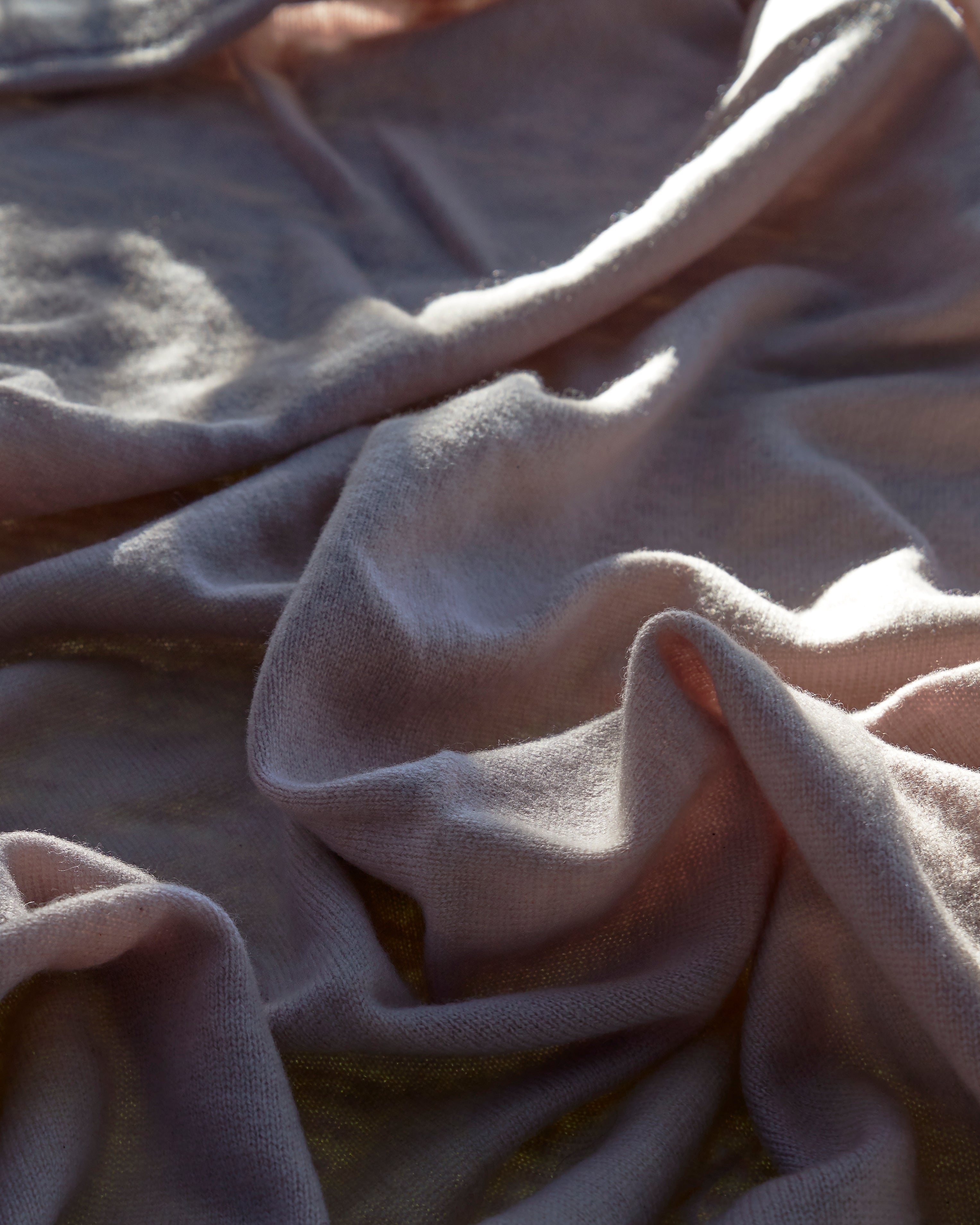 Cashmere Baby Blanket in Blush