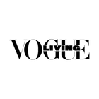 Vogue living black and white logo