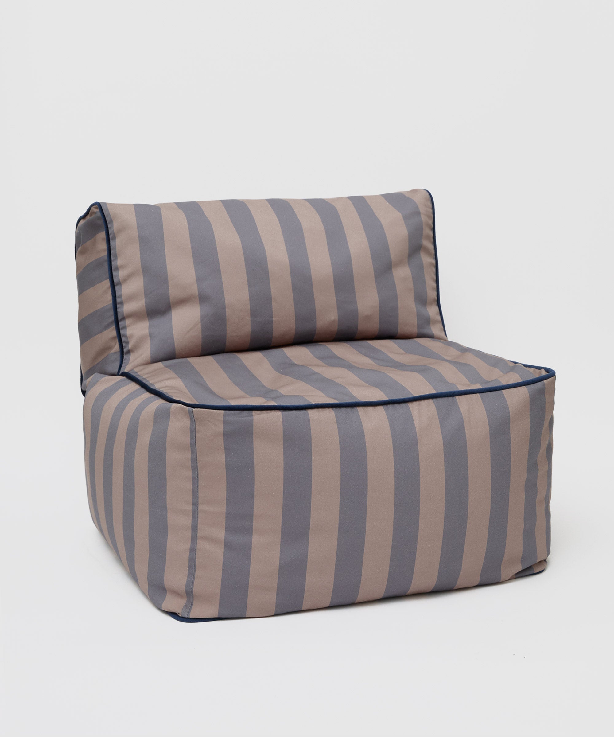 Striped Toddler Lounger in Blue and Navy Comfortable, Washable