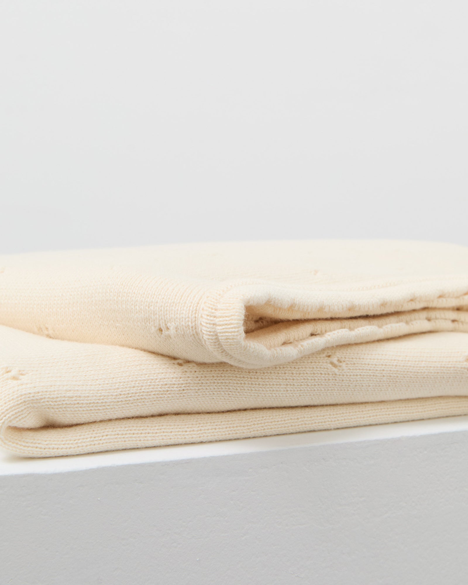 Organic Cotton Pointelle Blanket