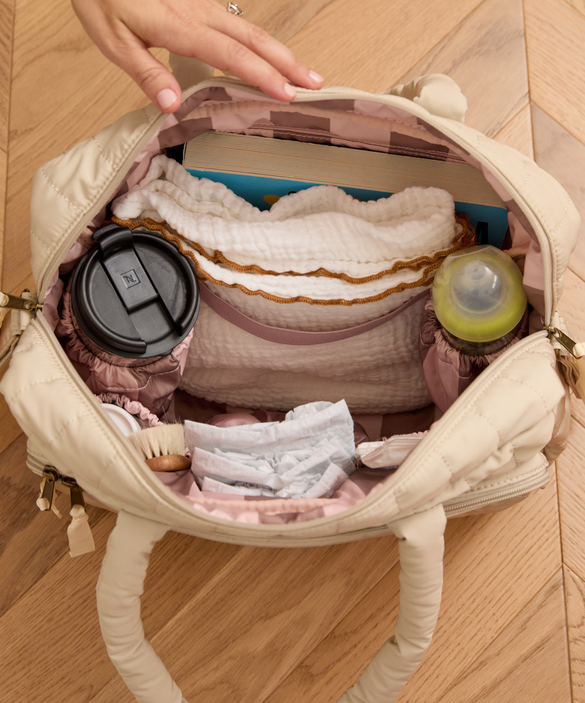 The Baby Bag - Cream