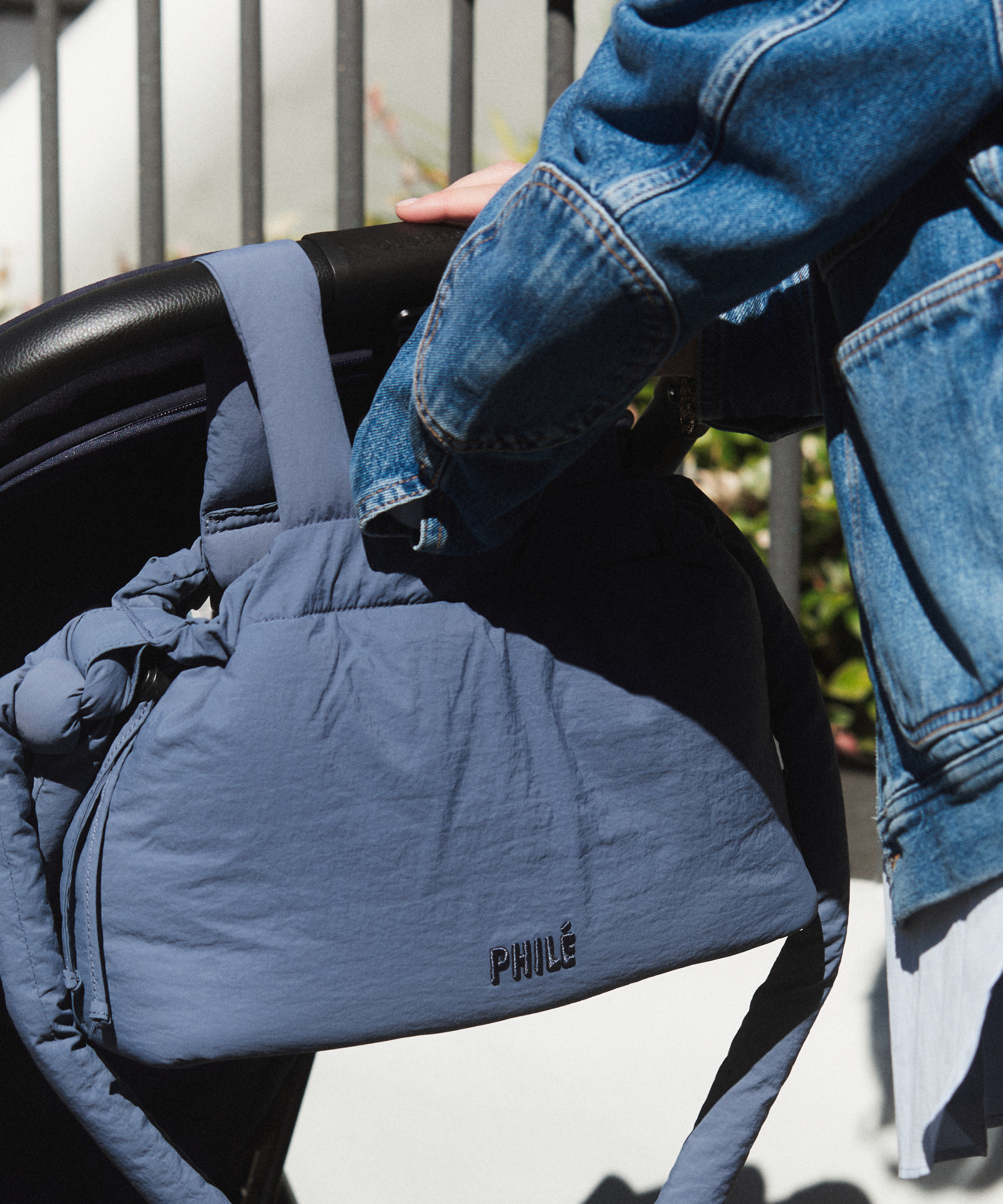 Pram Caddy - Blue