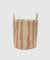 Toy Basket in Pink Stripe - Large