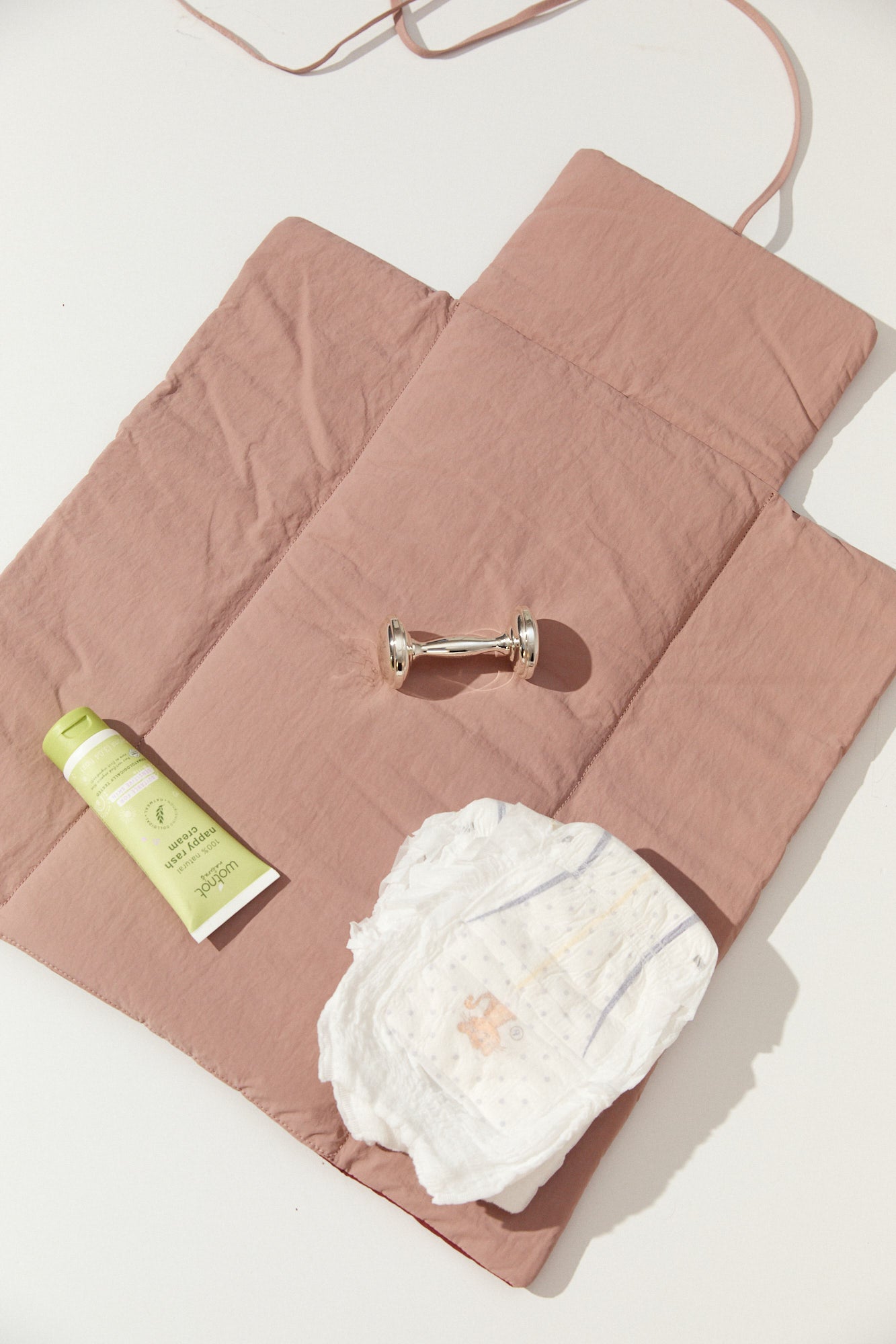 Plush Change Mat Wrap - Burgundy