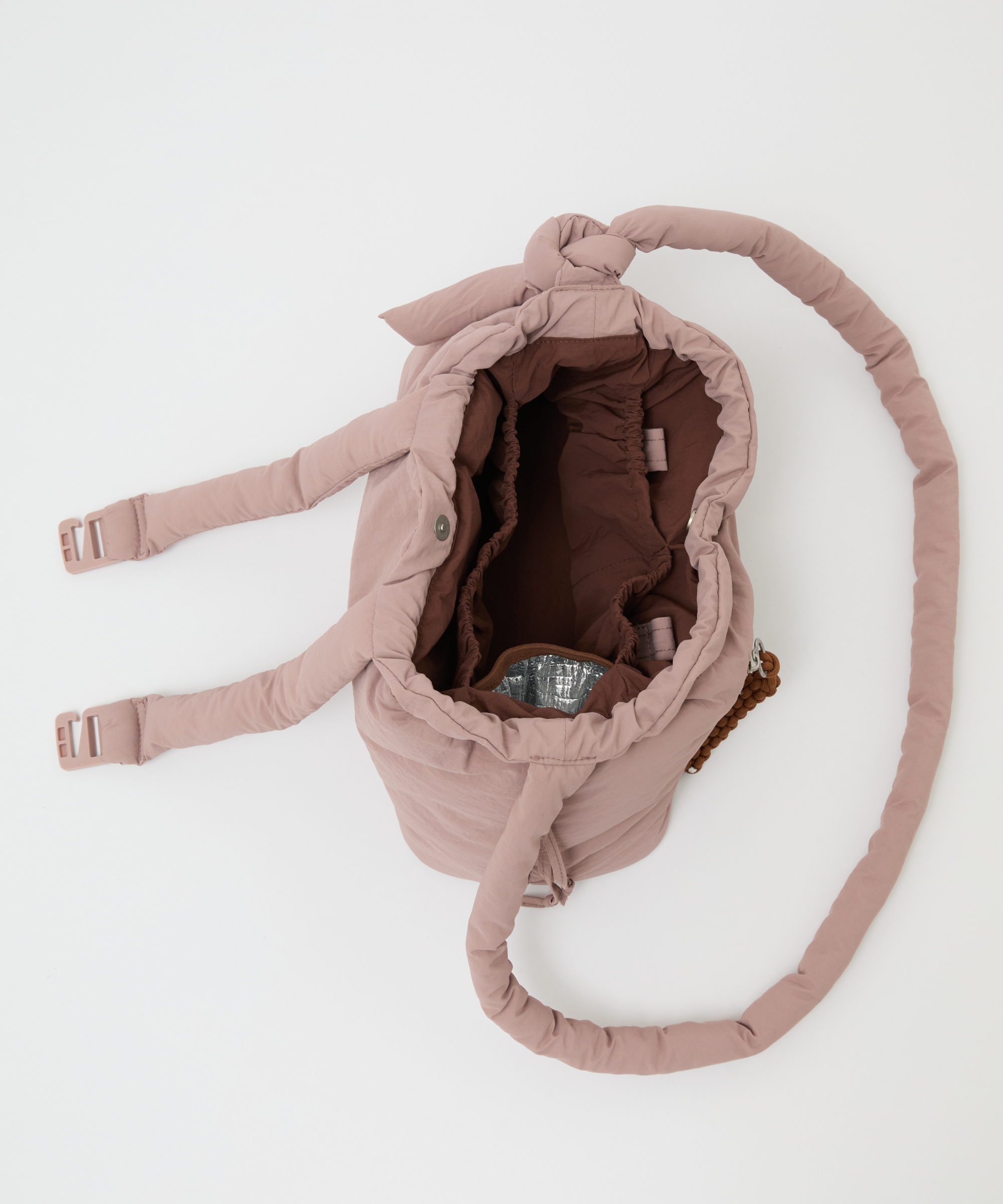 Pram Caddy - Dusty Rose