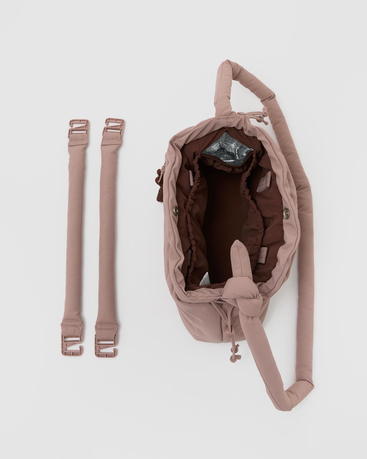 Pram Caddy - Dusty Rose