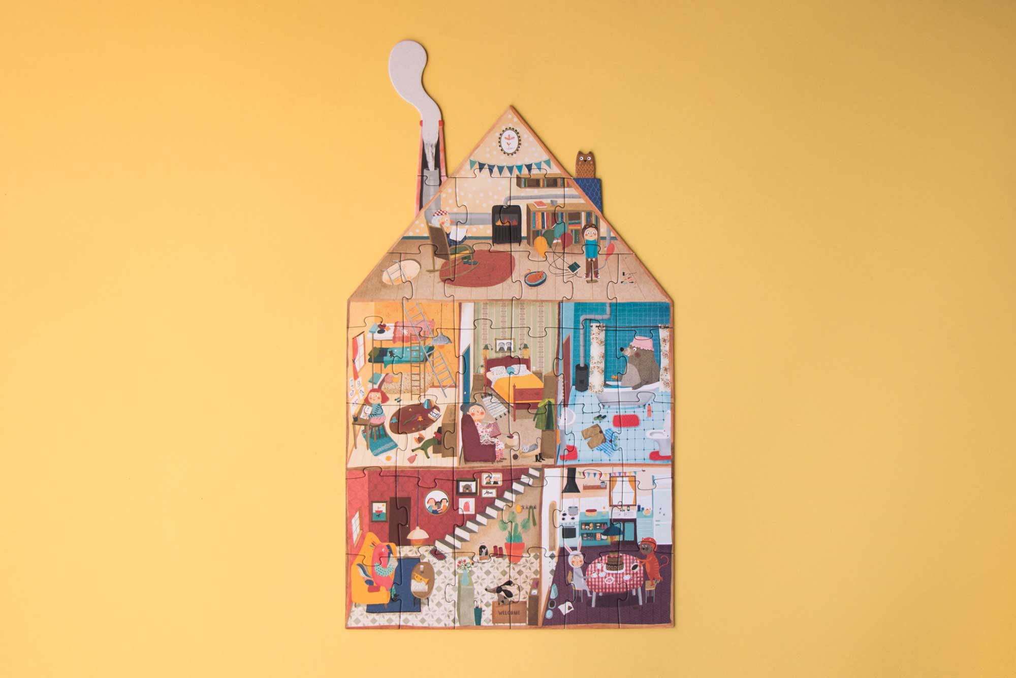 Welcome To My Home! Reversible Puzzle